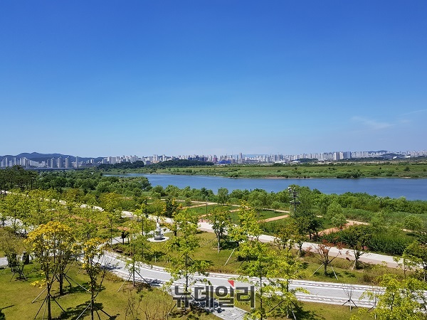 ▲ 세종시를 가로질러 흐르는 금강.ⓒ뉴데일리 D/B