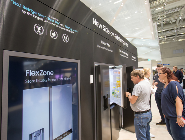 ▲ IFA 2018 삼성전자 부스 현장 ⓒ삼성전자