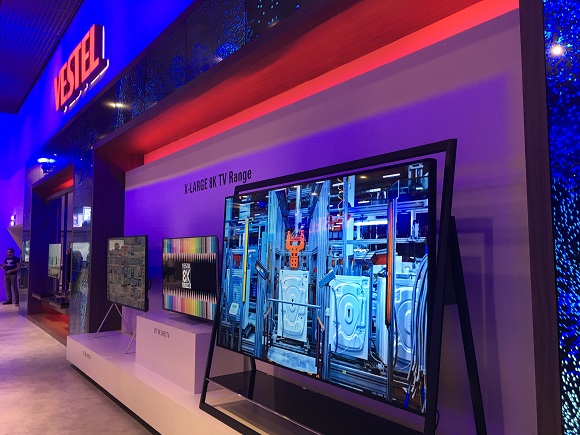 ▲ 터키 TV업체 베스텔 8K TVⓒ뉴데일리DB