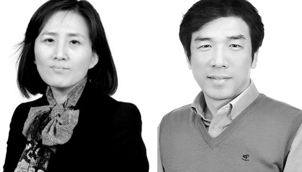 ▲ 최영미 CJ헬스케어 마케팅실 상무대우(왼쪽)와 변형원 CJ헬스케어 생산본부 상무대우(오른쪽) ⓒCJ헬스케어