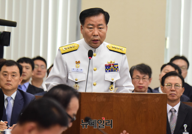 ▲ 심승섭 해군참모총장. ⓒ뉴데일리 DB