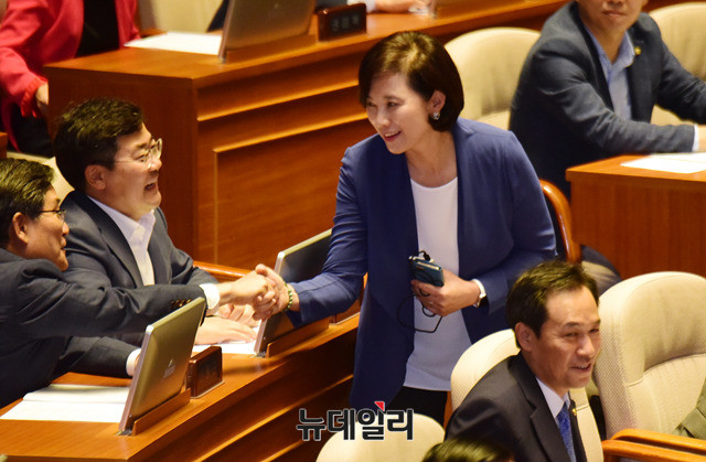 ▲ 유은혜 사회부총리 겸 교육부 장관 후보자. ⓒ뉴데일리 이종현 기자