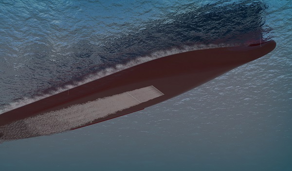 ▲ 삼성중공업의 에너지 절감장치 중 하나인 세이버 에어 개념도. ⓒ삼성중공업