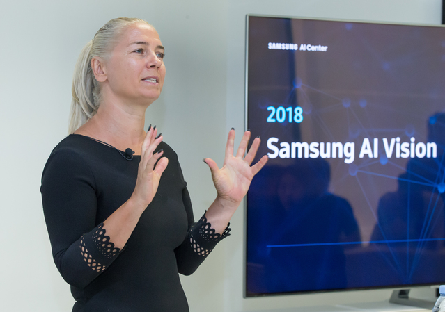 ▲ 마야 팬틱(Maja Pantić) 삼성전자 케임브리지 AI센터 연구진(교수) ⓒ삼성전자