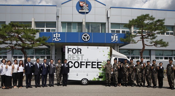 ▲ 육군37사단 충용 카페트럭.ⓒ육군37사단