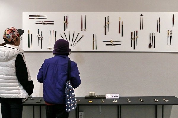 ▲ 2017 젓가락페스티벌 전시장 모습.ⓒ청주시