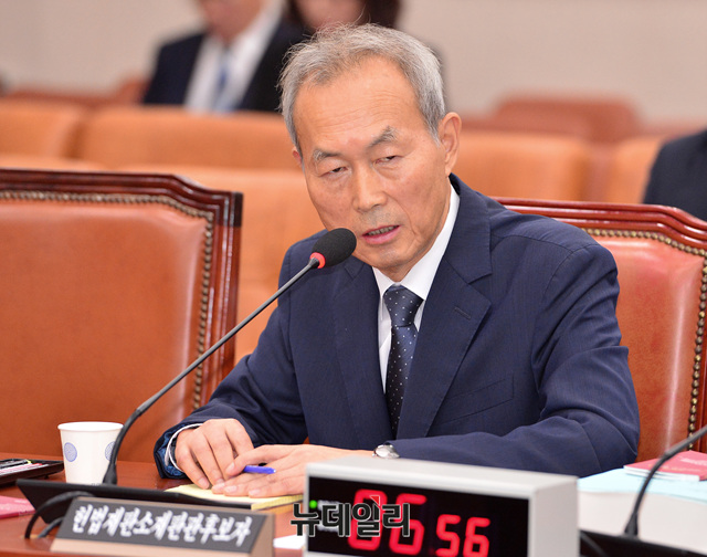 ▲ 이석태 헌법재판관 후보자. ⓒ뉴데일리 이종현 기자