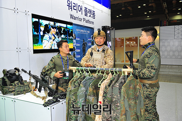 ▲ 육군 워리어플랫폼 체험 부스ⓒ뉴데일리 오세진