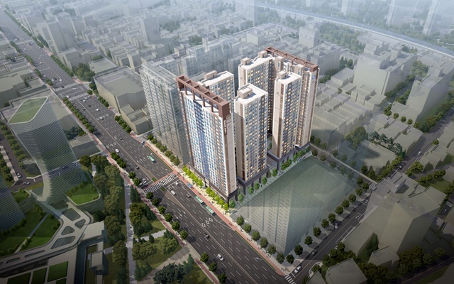 ▲ '안양 KCC스위첸' 조감도. ⓒKCC건설