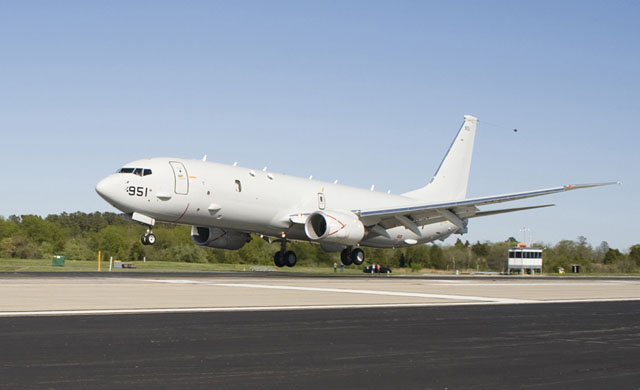 ▲ 미국이 한국에 판매를 승인한 신형 해상초계기 P-8A 포세이돈. ⓒ위키피디아 공개사진.