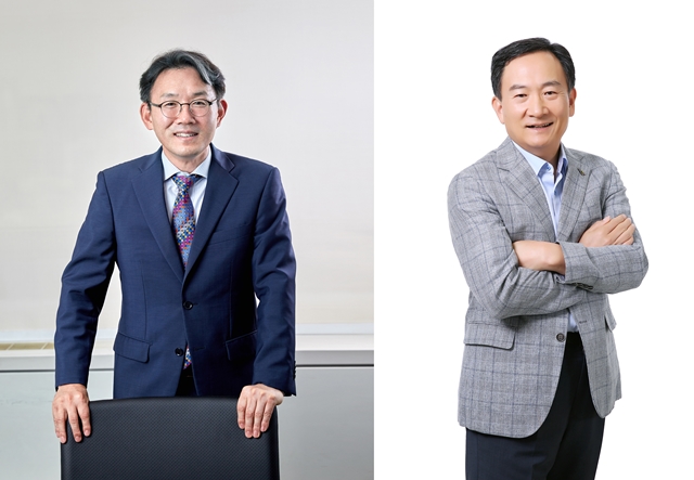 ▲ 안재현 보령제약 경영대표(좌)와 이삼수 보령제약 연구생산부문대표(우) ⓒ보령제약