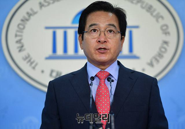 ▲ 자유한국당 심재철 의원. ⓒ뉴데일리 정상윤 기자