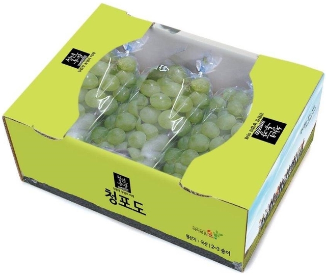▲ 친환경 청년농장 청포도. ⓒ롯데슈퍼