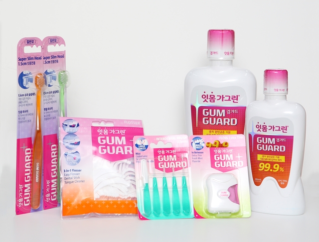 ▲ 잇몸관리 전문 브랜드 ‘검가드(GUM GUARD)’ ⓒ동아제약