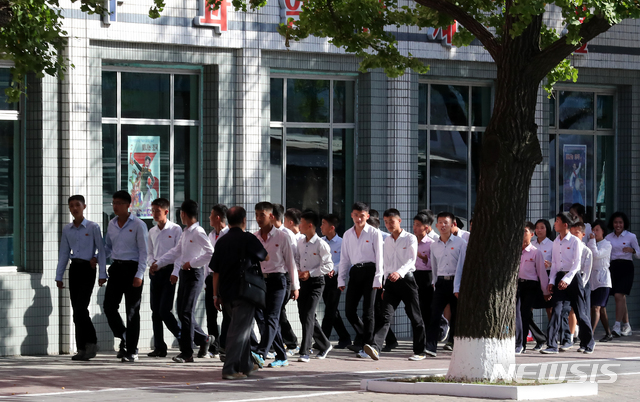 ▲ 남북정상회담이 열린 18일 평양 시내의 모습ⓒ뉴시스. 무단 전재 및 재배포 금지.