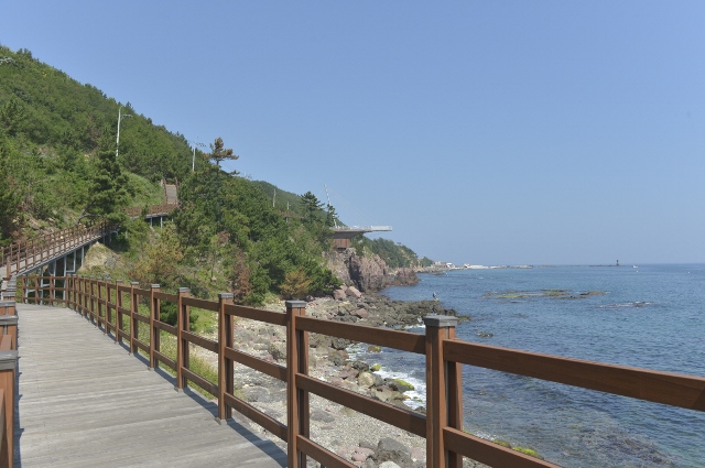 ▲ 석양이 일품인 호미반도 해안 둘레길 모습.ⓒ포항시