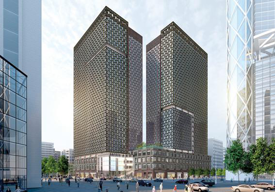 ▲ 센트로폴리스 조감도.ⓒ간삼건축