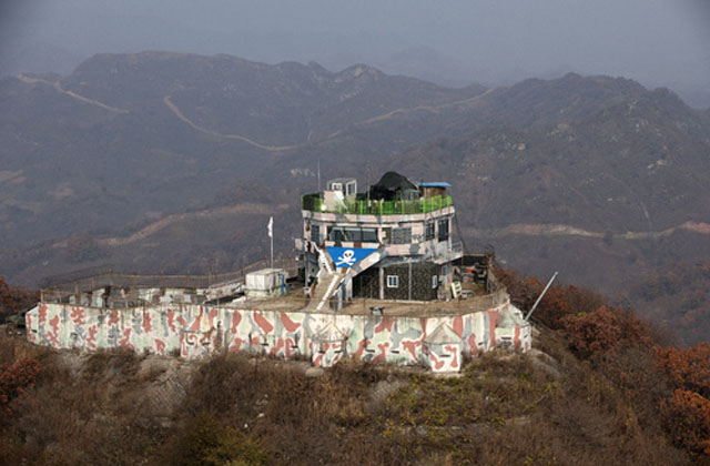 ▲ 비무장 지대 내에 있는 한국군 GP. ⓒ뉴시스. 무단전재 및 재배포 금지.