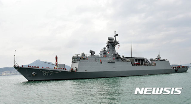 ▲ 한국 해군의 신형 호위함 '광주함'. 앞으로 한국 해군 전력의 '몸통'이 될 '급'이다. ⓒ뉴시스. 무단전재 및 재배포 금지.