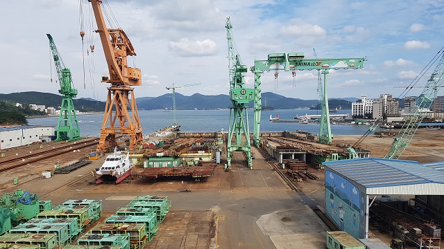 ▲ 신아sb조선소 과거 모습ⓒLH 제공