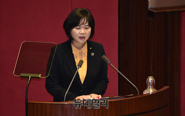 ▲ 이정미 정의당 대표. ⓒ뉴데일리 DB