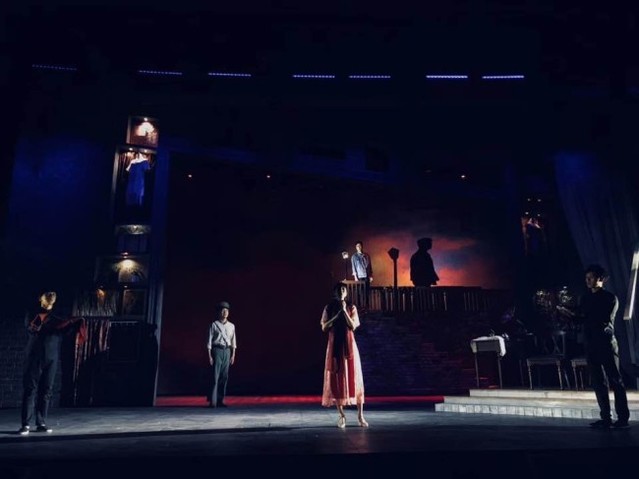 ▲ 뮤지컬 '쉼 없는 애수' 상하이 공연 사진.ⓒ라이브