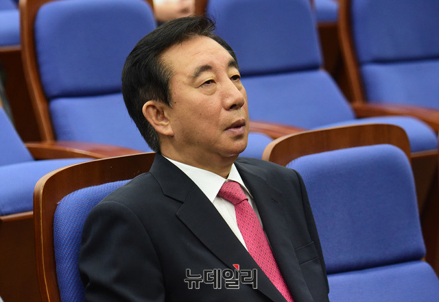 ▲ 자유한국당 김성태 원내대표. ⓒ뉴데일리 이종현 기자