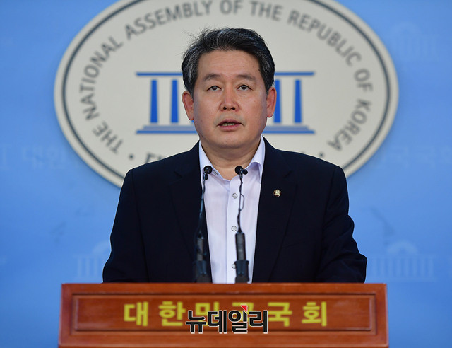 ▲ 더불어민주당 김경협 의원. ⓒ뉴데일리 정상윤 기자