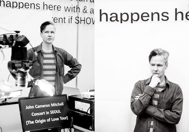 ▲ 존 카메론 미첼 콘서트 '디 오리진 오브 러브 투어 인 서울' 연습 현장 사진.ⓒ쇼노트