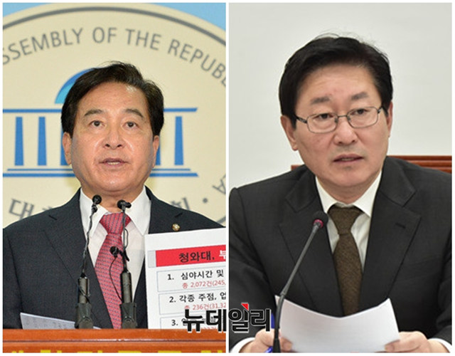 ▲ 자유한국당 심재철 의원과 더불어민주당 박범계 의원. ⓒ뉴데일리 DB