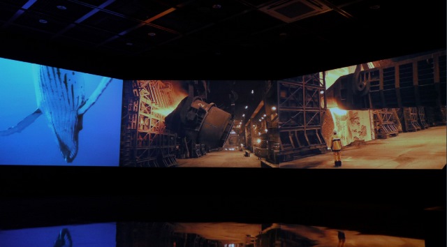 ▲ 포항시립미술관의 2018년 10월 '도시, 비움의시작 기획전'에 출품한 박경근 작가의 '철의 꿈'.ⓒ포항시립미술관