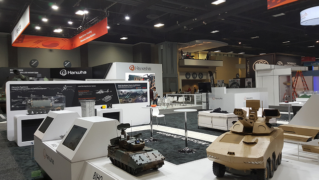 ▲ 한화 전시부스 사진. ⓒ한화