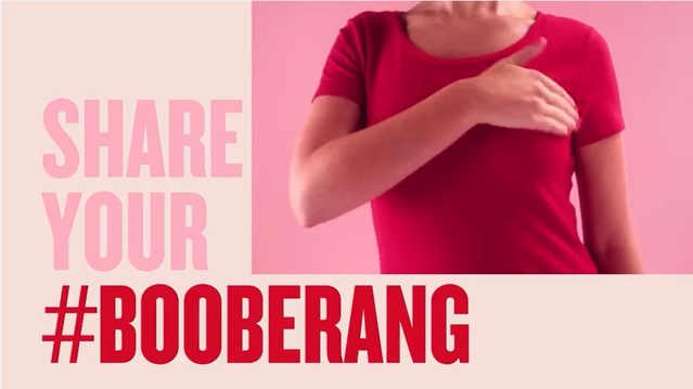 ▲ 유방암 캠페인 '부베랑(Booberang)' ⓒ레오 버넷 런던(Leo Burnett London)