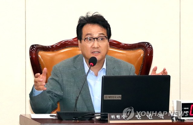 ▲ 안민석 국회 문화체육관광위원장ⓒ연합뉴스