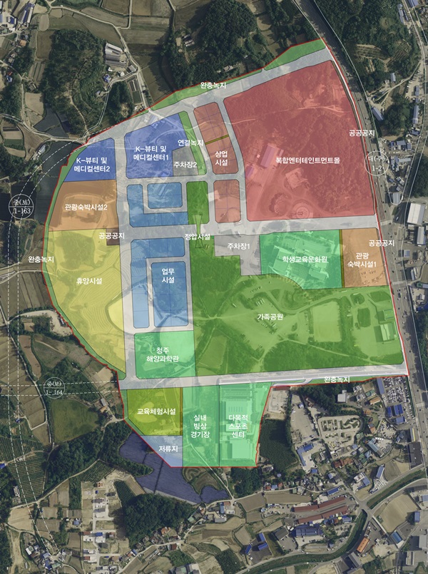 ▲ 청주밀레니엄타운 개발 계획 조감도ⓒ충북개발공사