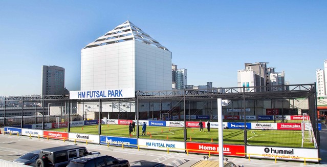 ▲ 홈플러스 풋살파크 모습. ⓒ홈플러스