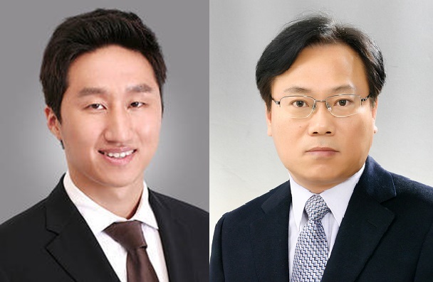 ▲ 정기선 현대중공업 부사장(왼쪽)과 강환구 사장. ⓒ현대중공업