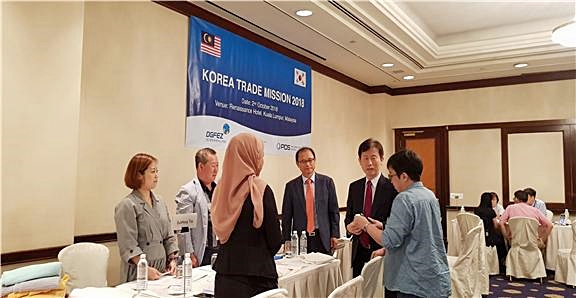 ▲ 지난 2일 말레이시아 쿠알라룸푸르에서 진행된 수출상담회 모습.ⓒ대경경자청