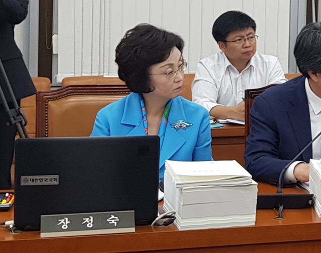▲ 국회 보건복지위원회 소속 장정숙 민주평화당 의원 ⓒ뉴데일리