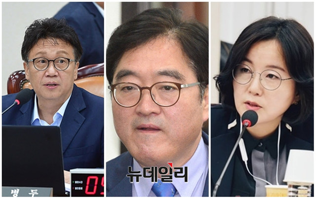 ▲ 더불어민주당 민병두·우원식·제윤경 의원. ⓒ뉴데일리 DB