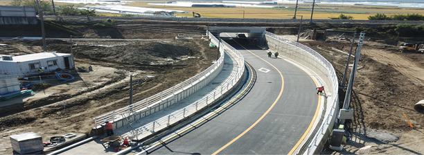 ▲ 19일 개통되는 세종 내판지하차도.ⓒ철도시설공단 충청본부