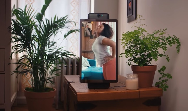 ▲ 페이스북이 선보인 스마트 스피커 '포털(Portal)'. ⓒ페이스북 유튜브 페이지