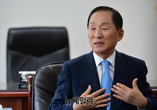 ▲ 이기우 전문대교협 회장. ⓒ뉴데일리 정상윤 기자