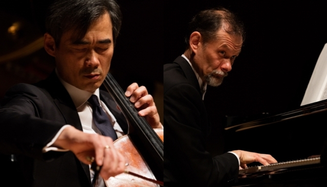 ▲ 첼리스트 양성원(왼쪽)과 피아니스트 엔리코 파체.ⓒ경기도문화의전당