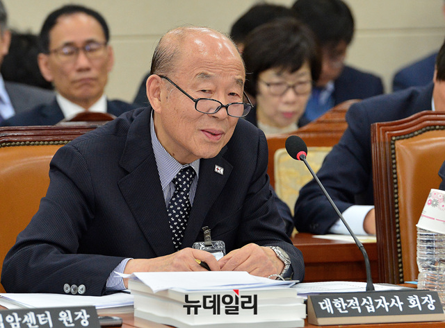 ▲ 박경서 대한적십자사 회장 ⓒ뉴데일리