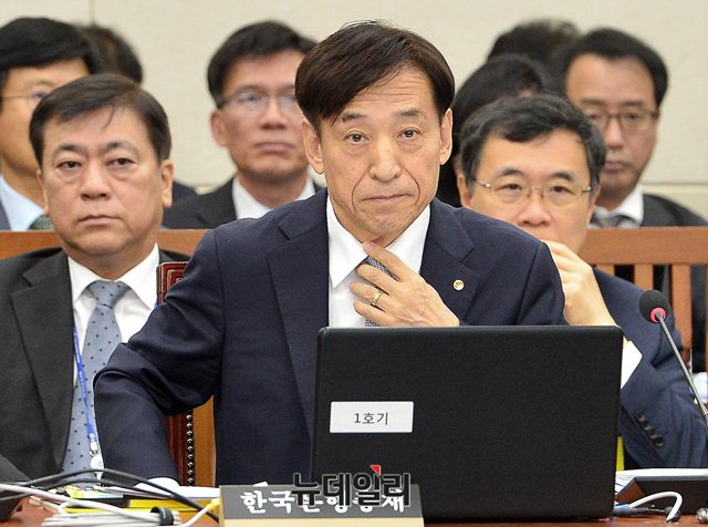 ▲ 이주열 한국은행 총재.ⓒ뉴데일리