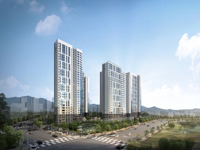 ▲ ‘힐스테이트 펜타힐즈’ 조감도.ⓒ현대건설