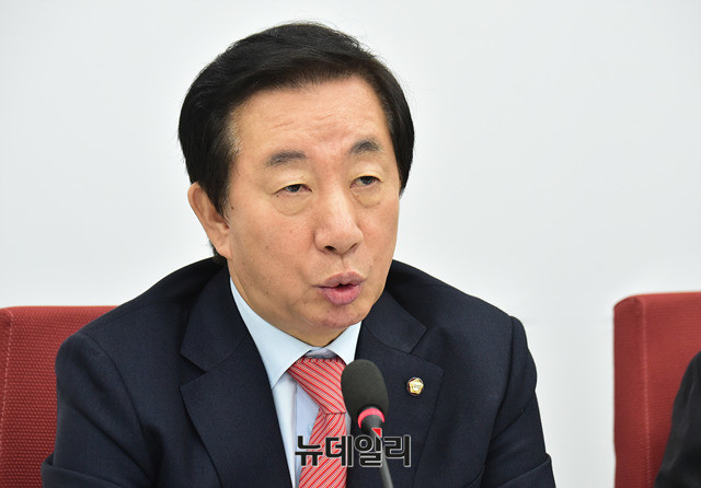 ▲ 자유한국당 김성태 원내대표. ⓒ뉴데일리 이종현 기자