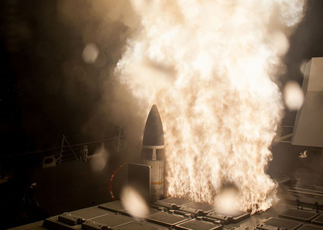 ▲ 美해군이 공개한 SM-3 블록 ⅡA 발사 장면. ⓒ美태평양 함대 공개사진.