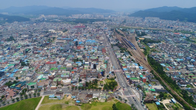 ▲ 국토부 도시재생 뉴딜사업 공모에서  대상지로 선정된 황오동 전경.ⓒ경주시